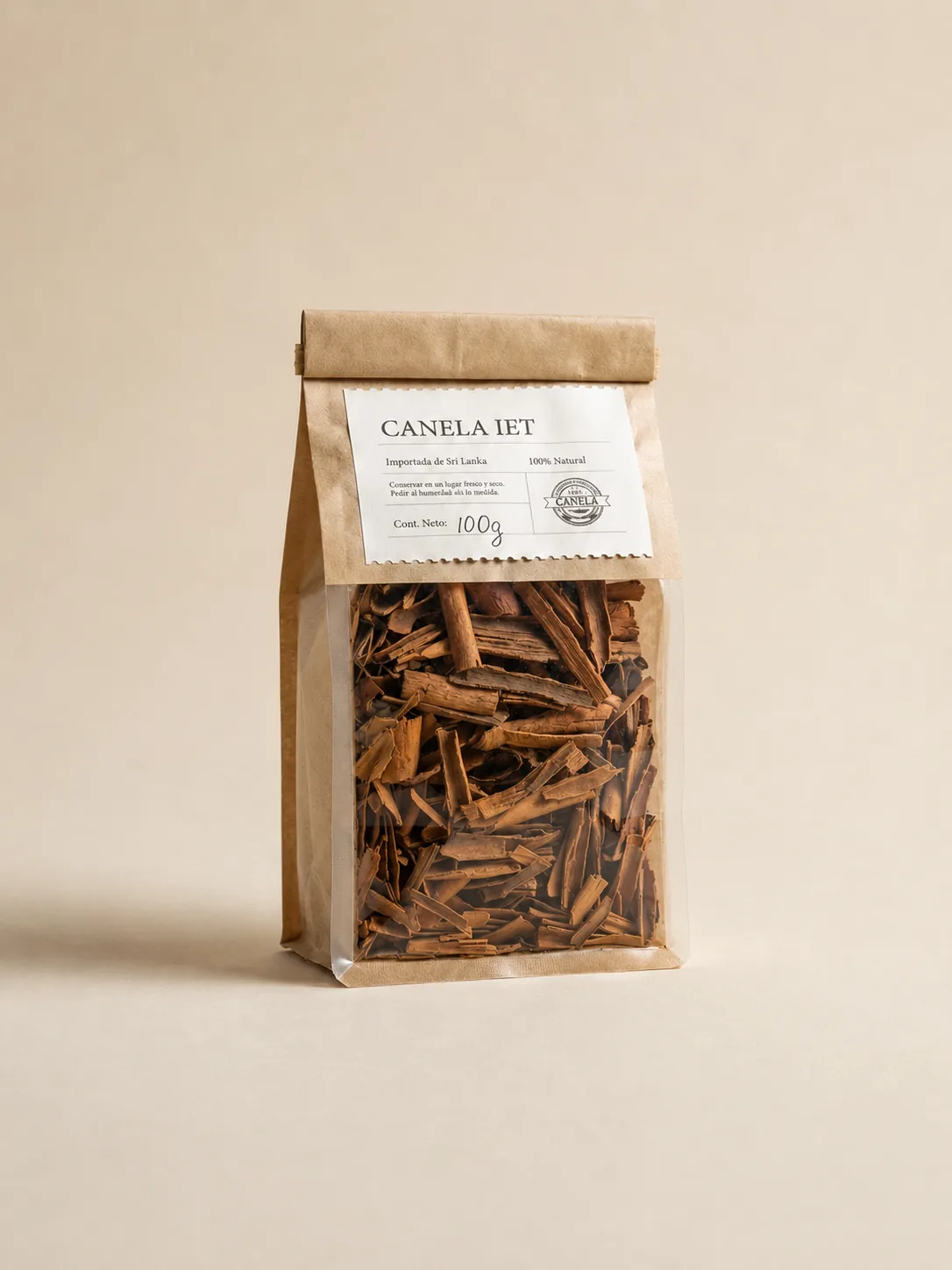 IET Ceylán Trozo, Bolsa de papel, 100 g